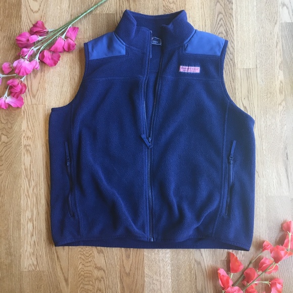 Vineyard Vines Other - Vineyard Vines Boys Fleece Vest Navy Blue
